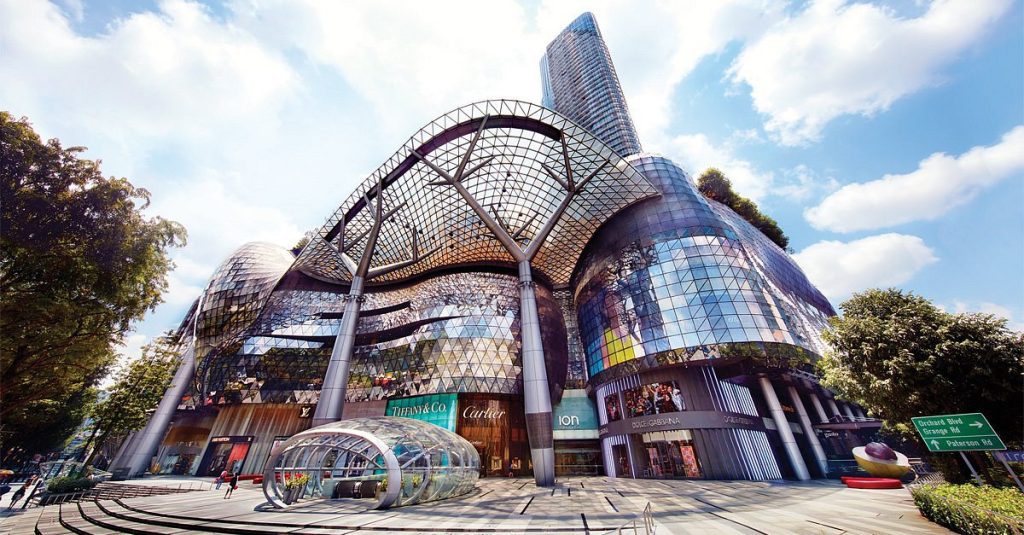 ion-orchard-during-the Ion Orchard Shopping Mall near MRT