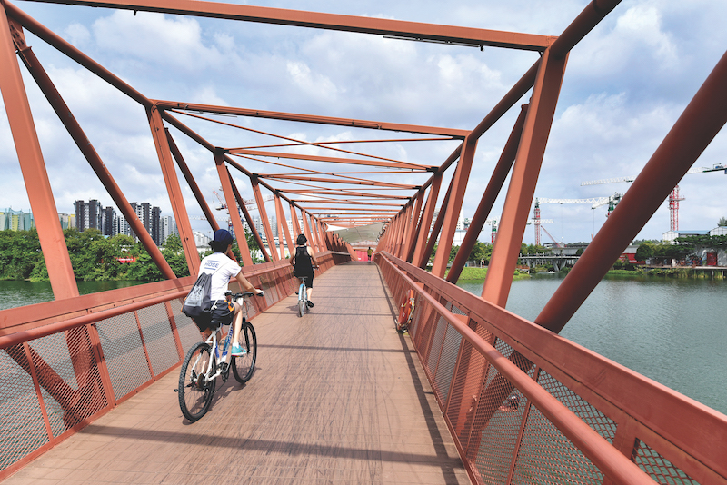 punggol cycling Cycling in Punggol Sunrise Bridge